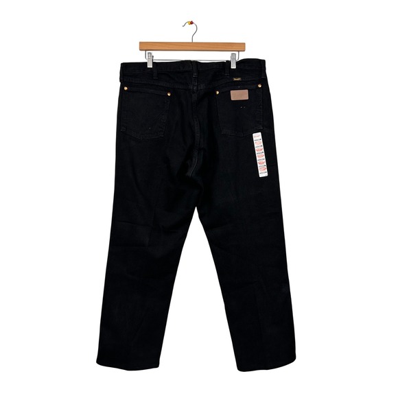 Wrangler Jeans Mens 40x30 Black Cowboy Cut Original Fit Made in USA NWT - Picture 4 of 12